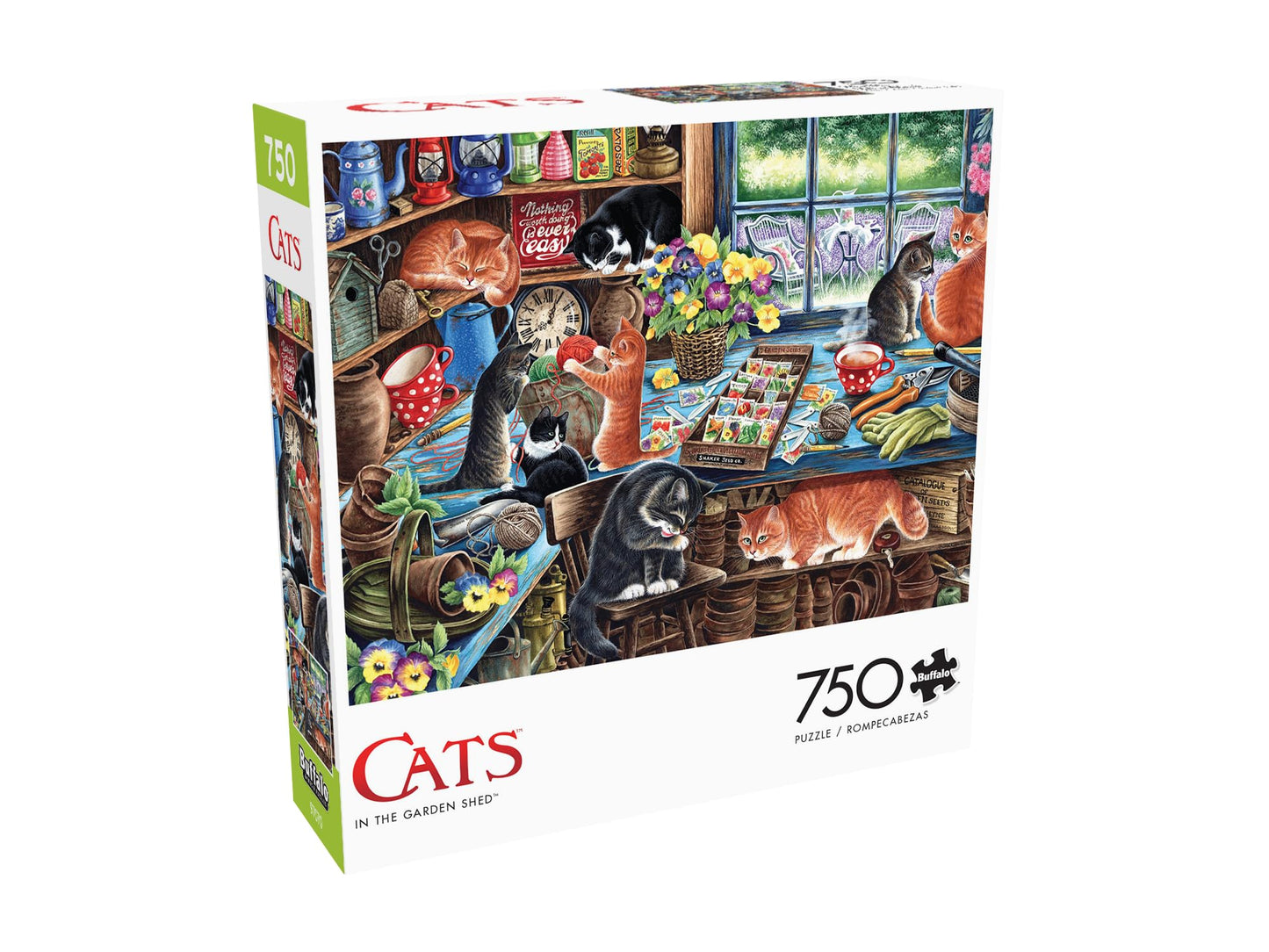 Buffalo Games - Irina Garmashova-Cawton - In The Garden Shed - 750 Piece Jigsaw Puzzle For Adults -Challenging Puzzle Perfect For Game Nights - Finished Size Is 24.00 X 18.00