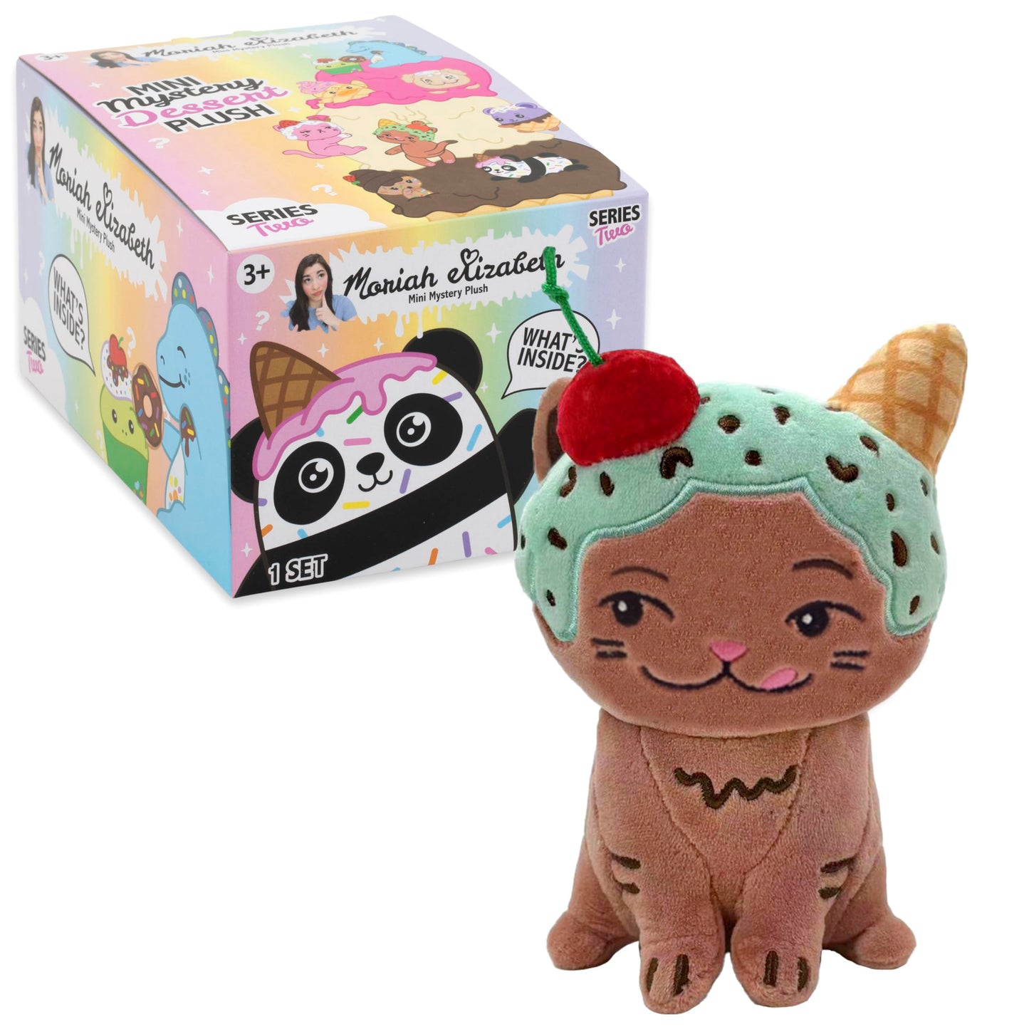 Moriah Elizabeth 6” Mini Mystery Plush 9 Pack Bundle - Multi, Model 80212-9BP, Official YouTube Merch
