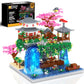 Yktoyz Cherry Blossom Tree Building Set, Chinese Architecture Building Blocks Japanese Sakura Tree House Building Set Bonsai Tree Kit, Blocks Sets For Adults Gift For Kids Age 12+(3220 Pieces)