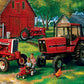 MasterPieces 2000 Piece Jigsaw Puzzle - Farmall 4-Pack, 14" x 19", Paper, Model 41402, Ideal for Adults and Families