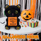 Mufeiruo Halloween Plush,8 Inch Halloween Cat Stuffed Animal,Halloween Black Cat Plushie With Pocket For Kids,Halloween Cat Plush,Gift For Halloween Boys Girls,Halloween Party Favors Decor