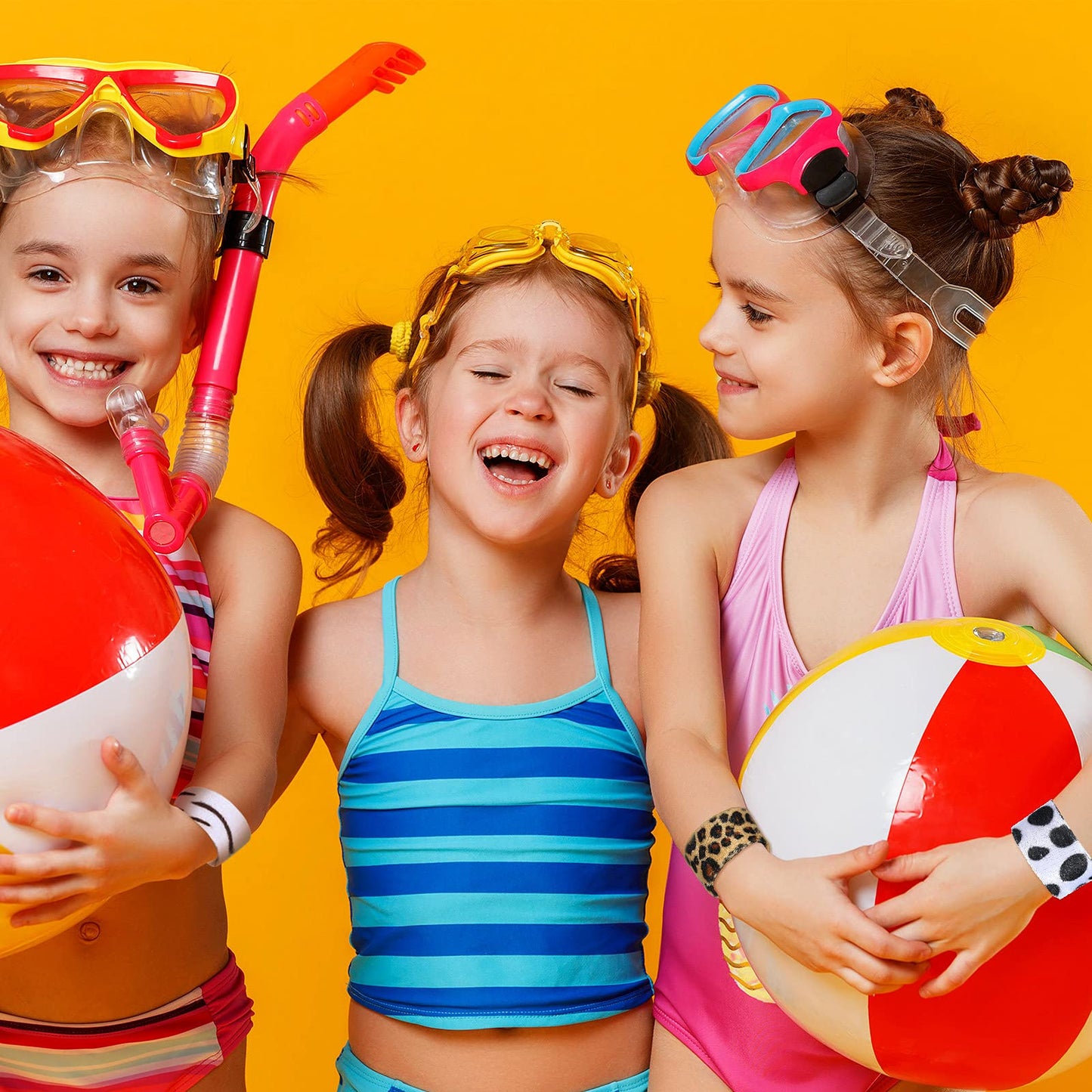 Zhanmai 36 Pieces Jungle Animal Print Slap Bracelets Safari Print Slap Snap Bracelets Slap Bands with Cheetah Zebra Tiger and Co