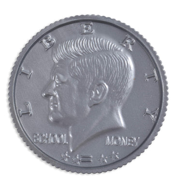 Learning Advantage - 7501 Learning Advantage, Play Half-Dollar Plastic Coins - Set Of 50