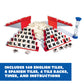 Dabble Word Game - Educational Memory & Spelling Game for 2-4 Players, Ages 8+, Blue, Plastic - Model INI-DAB-002