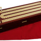 12 1/2' 2 Track Continuous Cribbage Board W/Card Storage Maple Tracks On Bloodwood Corner & Games Won
