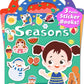 Walenced Jelly Reusable Sticker Book For Toddlers 2-4 Years, 3 Sets Stickers For Kids, Toddler Sticker Book Ages 1-3, 96 Pcs Tod