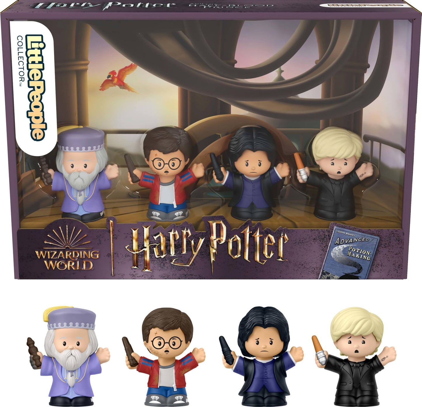 Little People Collector Harry Potter and The Half-Blood Prince Special Edition Set for Adults & Fans, 4 Figures in a Display Box