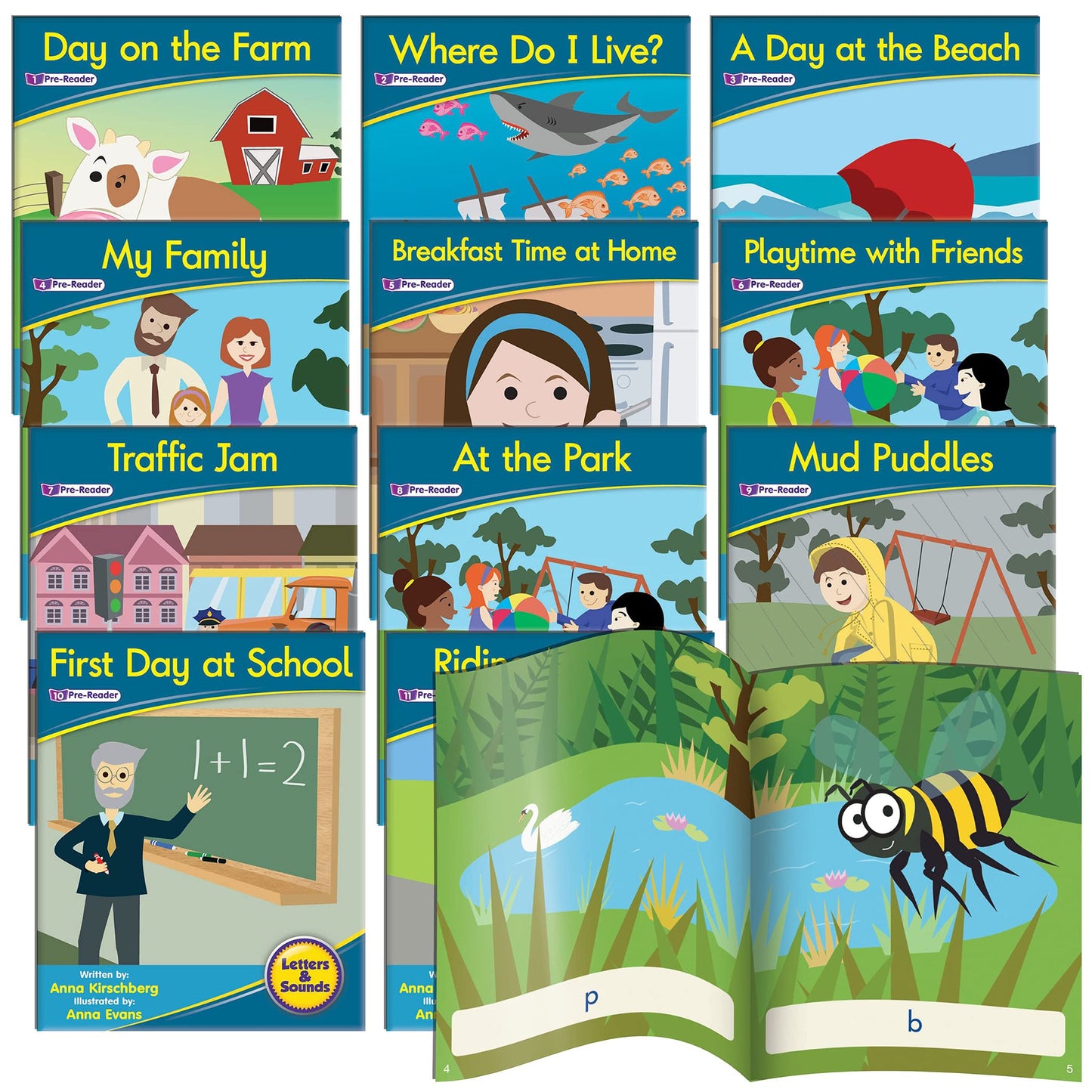Junior Learning Jl380 Decodable Readers Phase 1 - Phonemic Awareness Fiction
