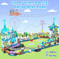 Cubimana Frozen Roller Coaster Building Set With Led Light - 837Pcs City Ice Snow Amusement Park Coaster Building Block Rollerco