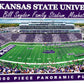MasterPieces 1000 Piece Sports Jigsaw Puzzle - NCAA Kansas State Wildcats Center View Panoramic - 13x39