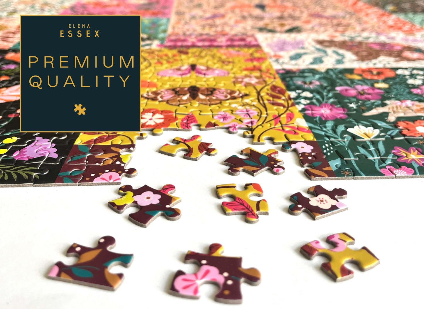 Elena Essex 2000 Piece Jigsaw Puzzles For Adults - Patchwork | 2000 Piece Puzzle | 2000 Piece Puzzle For Adults | Animal Bird Puzzle | Puzzles Size 39X30 Inches