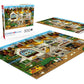 Buffalo Games 500 Piece Jigsaw Puzzle - The Farm by Charles Wysocki, Multicolor, Finished Size 21.25 x 15.00, Perfect for Game Nights