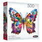 Roseart - Big Shaped - Beautiful Butterfly - 500 Piece Jigsaw Puzzle For Adults