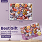 500 Pieces Jigsaw Puzzles For Adults-Colorful Beach Shells Puzzle For Adults Children Elderly-Recycled Paper Puzzle 500 Pieces-G