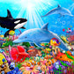 Puzzles For Kids Ages 4-8 - Bright Undersea World - 100 Piece Jigsaw Puzzles For Kids Ages 3-5 6-8 8-10 Year Old - Colorful Chil