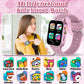 Smart Watch For Kids Girls Age 3-12 With 26 Puzzle Games Hd Video Camera Touchscreen Music Player Learning Cards Storybook Pedometer Metal Case Kids Watch Toy Birthday Gifts Include 2 Screen Protector