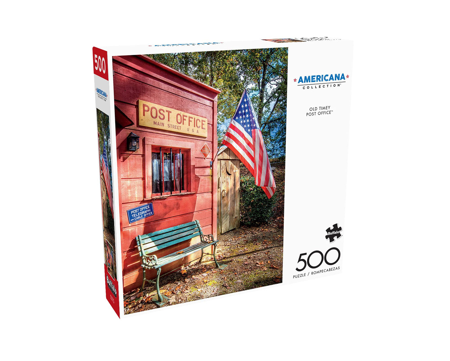 Buffalo Games - Celebrate Life Gallery - Old Timey Post Office - 500 Piece Jigsaw Puzzle For Adults Challenging Puzzle Perfect F
