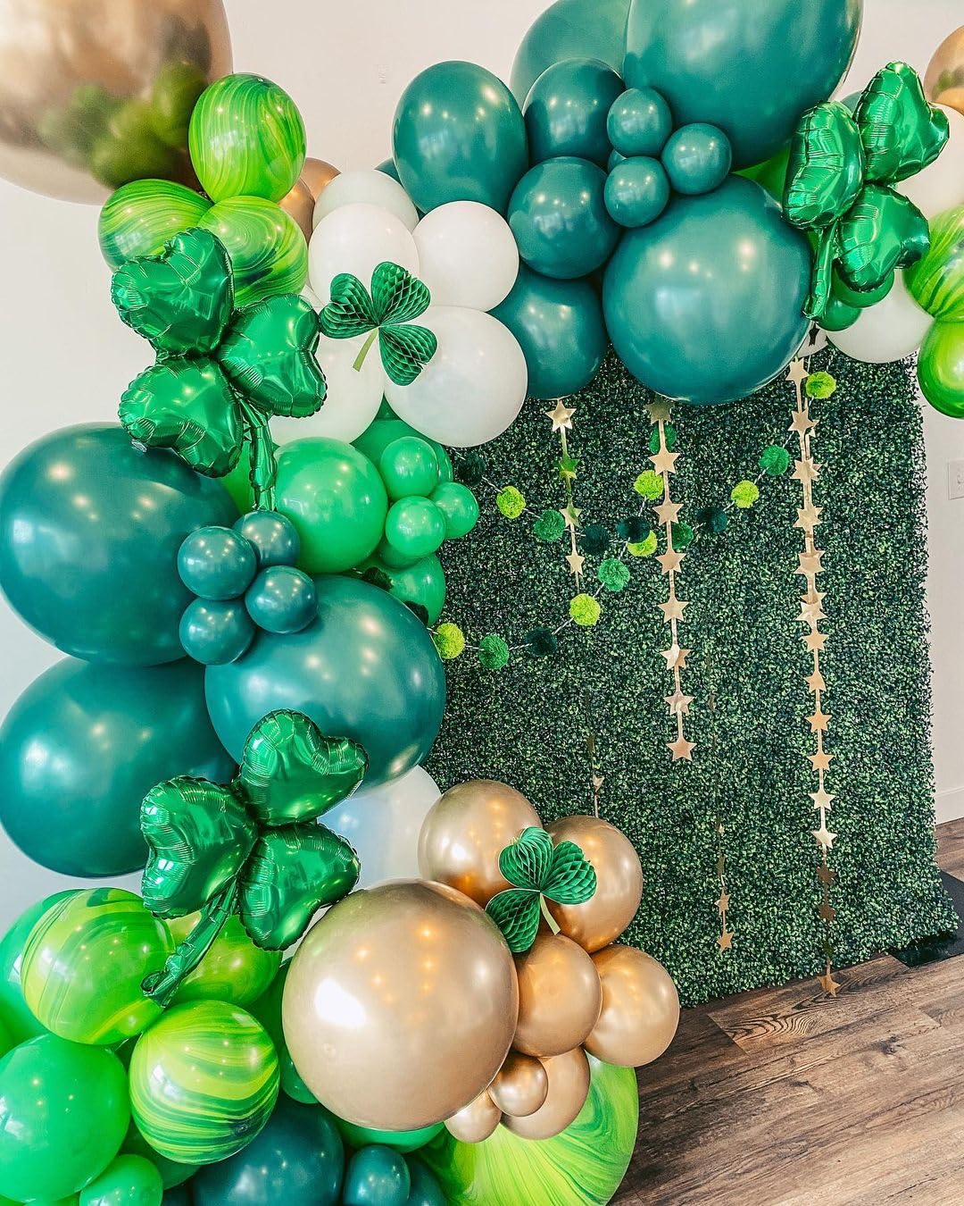 Bezente Green Balloons Latex Party Balloons - 150 Pack 5 Inch Matte Small Light Green Helium Balloons For Birthday Baby Shower C