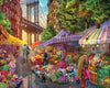 White Mountain Puzzles - Flower Market - 1000 Piece Jigsaw Puzzle for mature-themeds