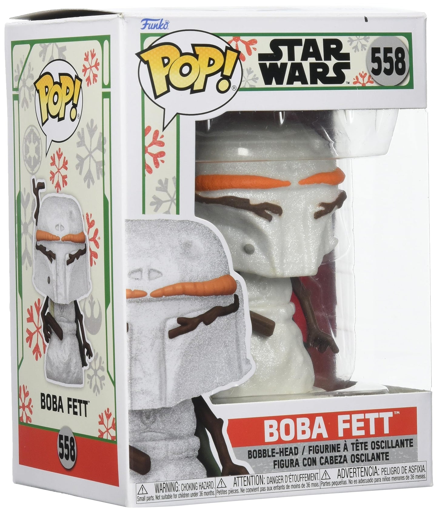 Funko Pop! Star Wars Holiday: Boba Fett Snowman
