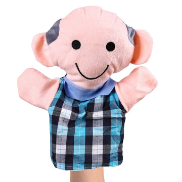 Hand Puppet Set - 6 Family Members - enhanced Quality  9  Inch Soft Plush Hand Puppets for Kids for Storytelling  Teaching  Preschool  Role-Play | Mother  Father  Son  Daughter and Grandparents