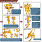 Stoulkd Animal Transforming Into Leopard Robot Toy With Tiger Action Figure, Deformation Robot For Boys & Girls Ages 6-12
