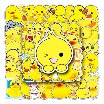 Duck Stickers,Cute Yellow Duck For Water Bottles,Duck Helmet Stickers Gifts For Boys/Girls, Gifts For Kids Teen Stickers And Dec