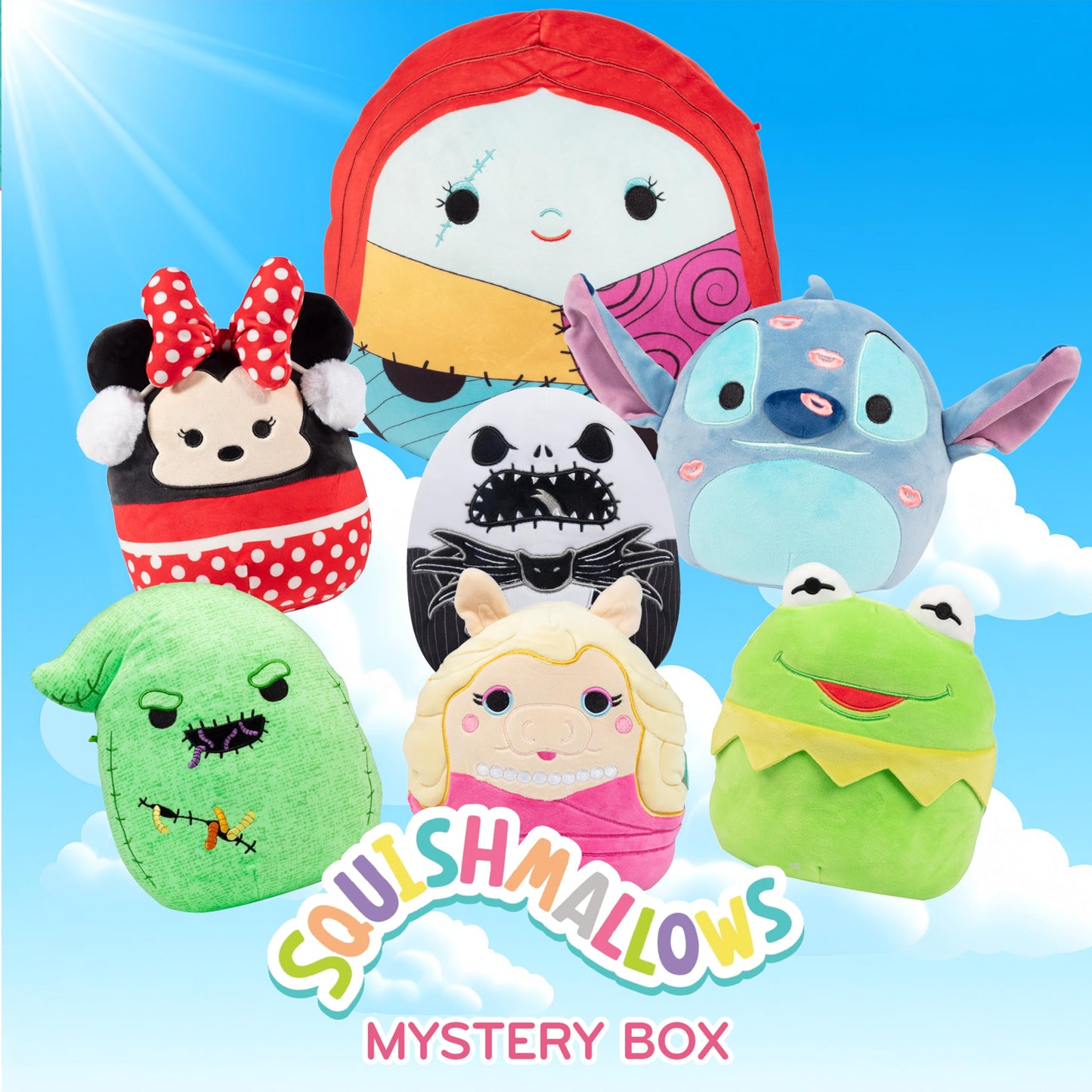 Squishmallows Sally 14-Inch & Mystery 8 (2-Pack) 2025 - Get Two Halloween Official Jazwares Plush For Less - Collectible Nightma