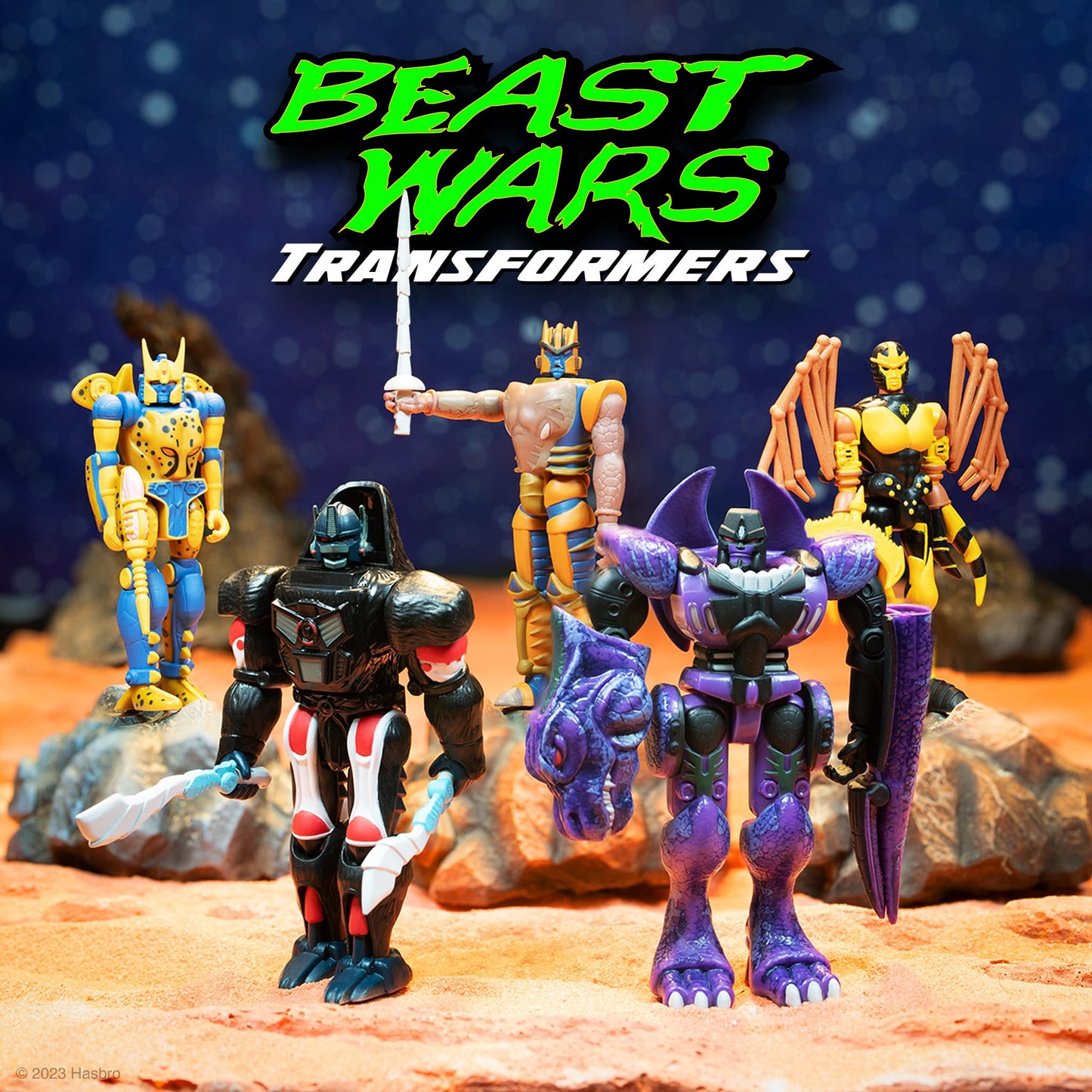 Super7 Transformers Reaction Wave 7 Beast Wars - Optimus Primal Action Figure