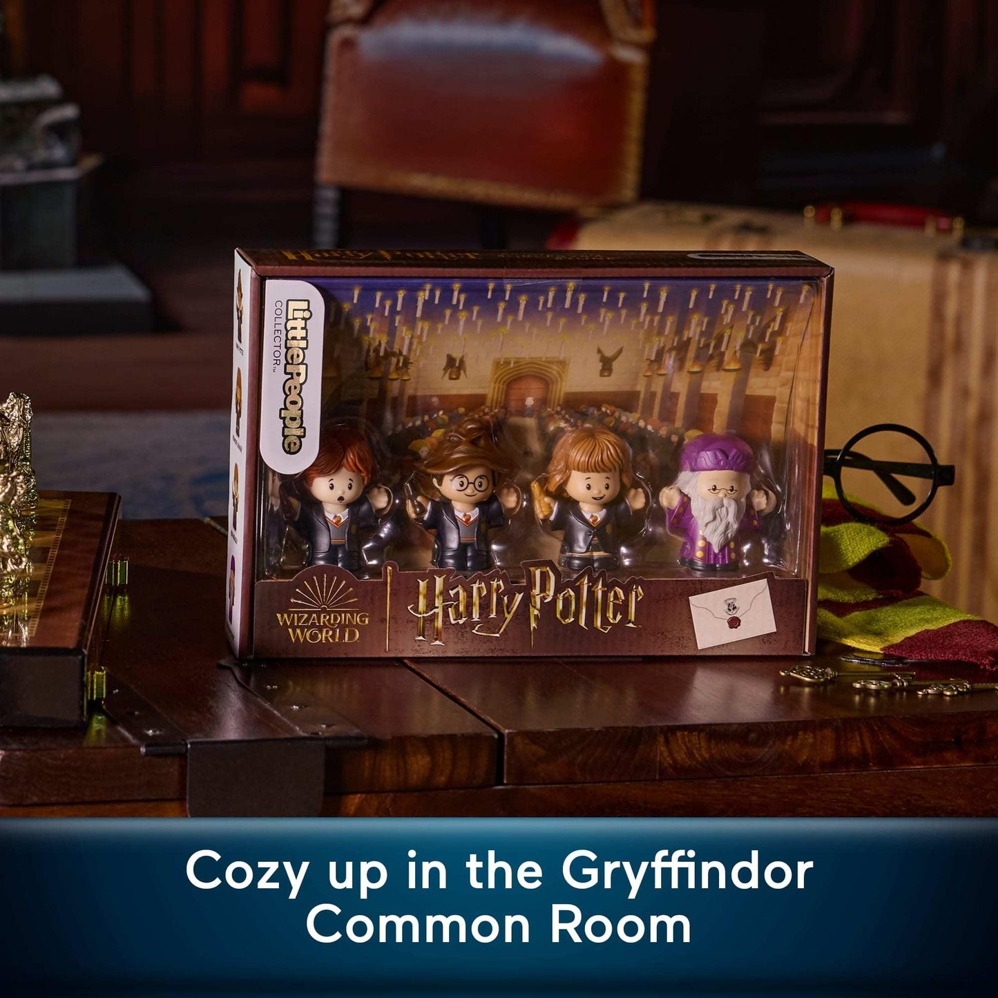 LITTLEPEOPLE COLLECTOR Harry Potter Movie Special Edition Set, 4 Figures, Multicolor, Model HVG45