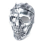 STORM BUY ] Steampunk Style Metallic Scary Horror Skeleton Mask for Halloween Costume Cosplay Party (Silver)