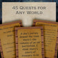Dice Dungeons Quest Decks: The Notice Board | Fantasy Village Square Roleplaying Open-Ended Quest Prompt Cards