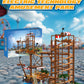 Sosuy Roller-Coaster Building Set, Electric Motorized Amusement Park Toy, Large 2174pcs, Plastic, for Kids Ages 6+