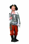 RG Costumes Skull Pirate Costume, Black/Rust/White, Medium