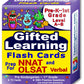TestingMom.com NNAT and OLSAT Test Prep Flash Cards - NYC Gifted and Talented - Kindergarten (Level A) - Grade 1 (Level B) - 140
