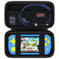 Elonbo Carrying Case for TEBIYOU/ Great Boy/ Beico Handheld Game Console Retro Video Games  Portable Gaming Player Travel Storage Cover  Mini Arcade Electronic Toy Holder Bag  Black+Inside Black