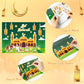 COcnny 48pcs Eid Mubarak Craft Kit, Mosque Scene Stickers for Kids, Make Your Own Ramadan Kareem Scene Decal, Religious Label DI