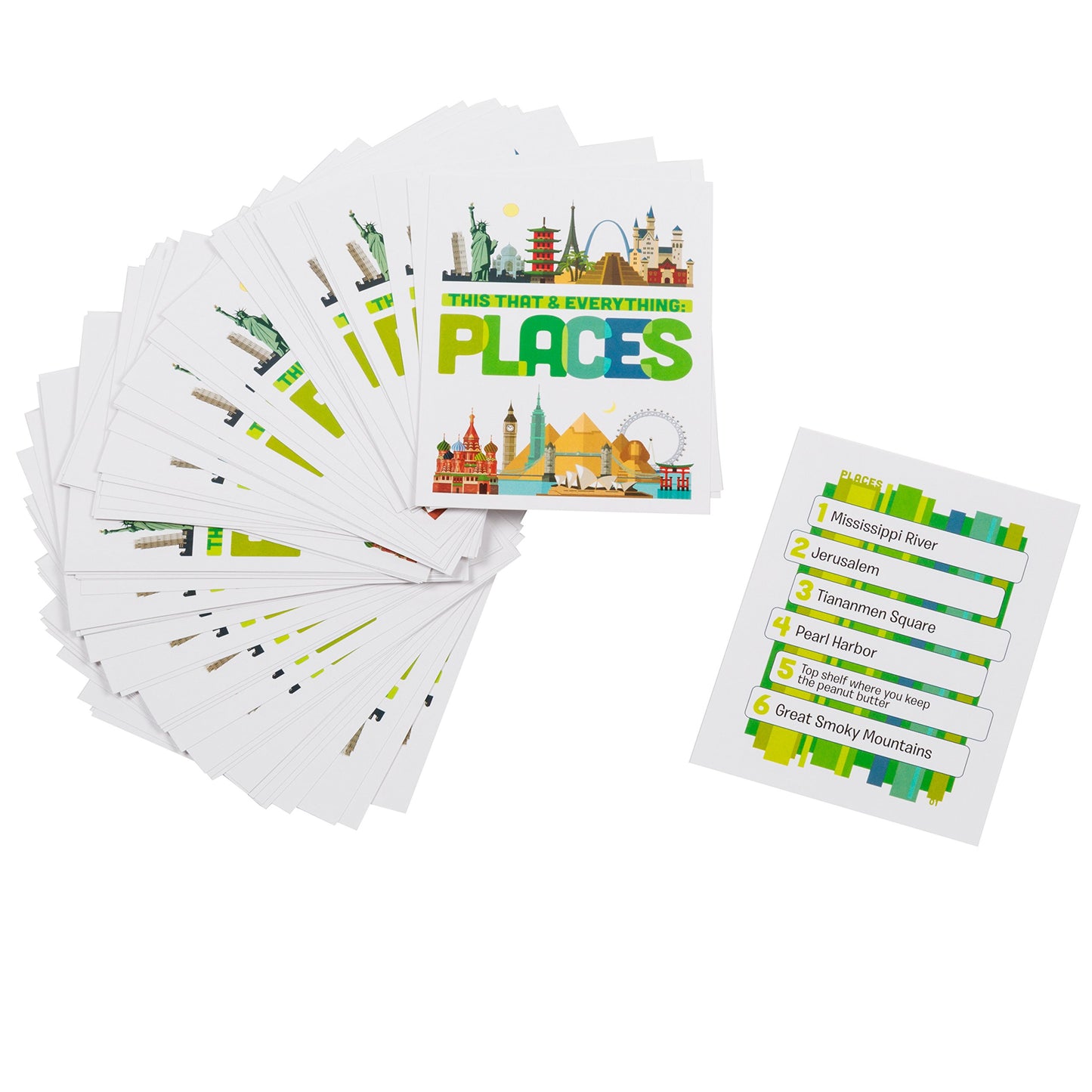Outset Media This That And Everything: Places – Travel Sized Trivia Party Game For 4 Or More Players Ages 12 And Up