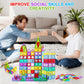 Showylive Magnetic Tiles For Kids, 110Pcs Educational Magnetic Blocks, Magnets Construction Toys, Magnetic Kids Toys, Constructi