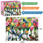 300 Pieces Jigsaw Puzzles For Adults-Morning Serenade Birds Puzzle For Adults Children Elderly-Recycled Paper Puzzle 300 Pieces-