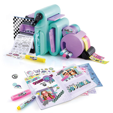 Canal Toys Style 4 Ever Scrapbooking Station; Unique 3-in-1 Scrapbooking Station That Includes Embossing Machine, Tape/Sticker D