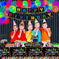 233 Pcs Glow Neon Party Supplies Neon Glow Tableware Set Neon Balloons Glow In The Dark Birthday Banner Cake Toppers For Blackli