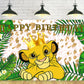 The Lion King Backdrop for Birthday Party Decorations, Wild Jungle Background for Baby Shower Party Cake Table Decorations Suppl