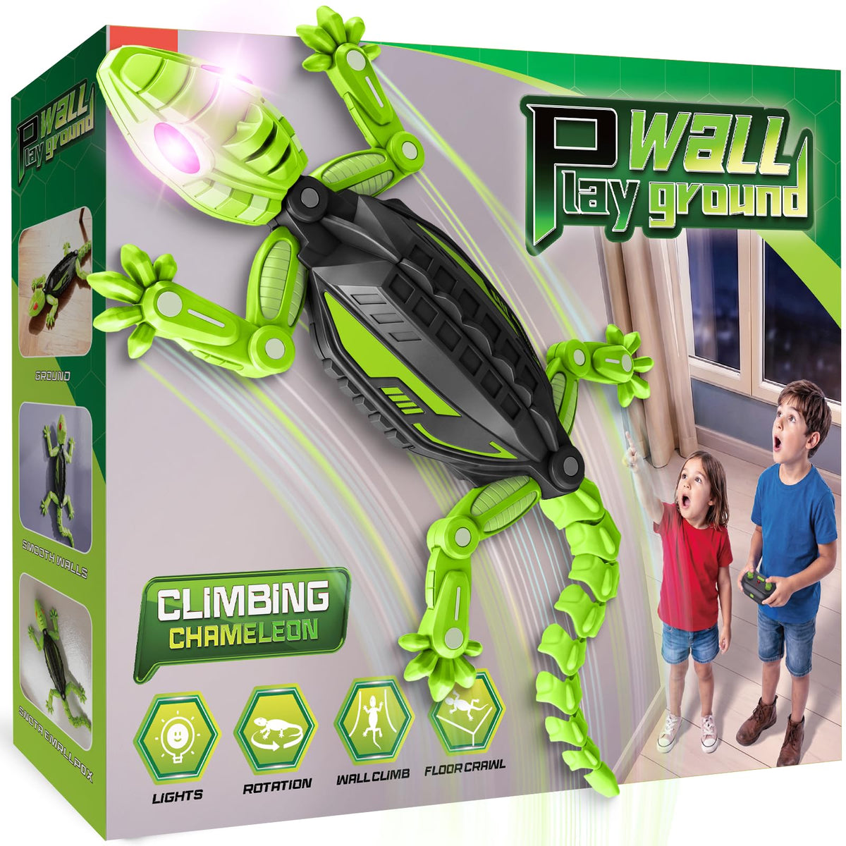Wall Climbing Gecko Toy Birthday Gift for Boy Age 4 5 6 7 8 9 10+ Year Old