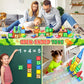 Coodoo Dinosaur Toys Magnetic Tiles Jungle Dinosaur World Starter Set - Kids Games Boys Ages 3-5 4-6 Girls STEM Magnetic Blocks