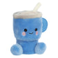 Aurora Adorable Palm Pals Cliff Travel Cup Stuffed Animal - Pocket-Sized Play - Collectable Fun - Blue 5 Inches