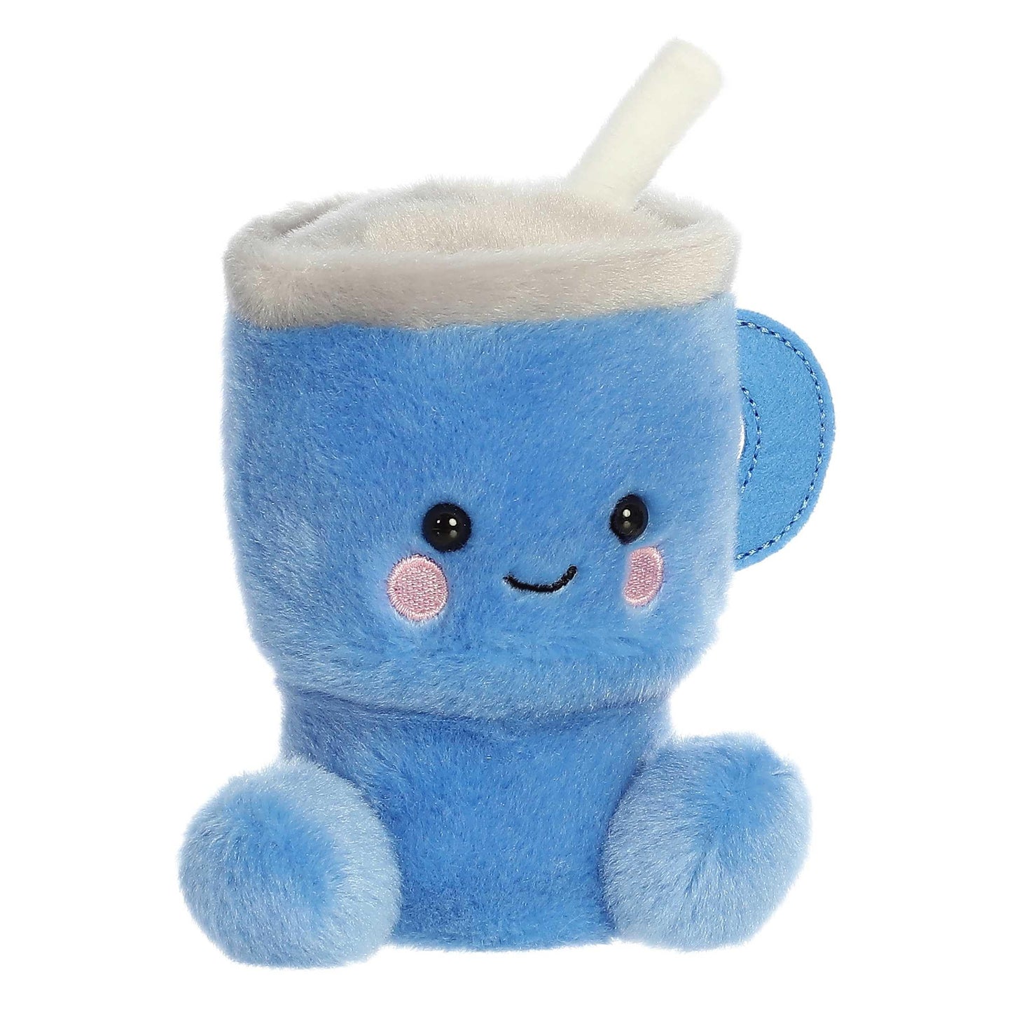 Aurora Adorable Palm Pals Cliff Travel Cup Stuffed Animal - Pocket-Sized Play - Collectable Fun - Blue 5 Inches