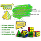 Speed Cube Set, Puzzle Cube, Magic Cube 2X2 4X4 Pyraminx Pyramid Megaminx Fenghuolun Puzzle Cube Toy Gift For Children Adults, Pack Of 5