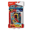FLAT 2 FAST Yellow 42 Card Racer | Load, Launch, Race - Pocket-Sized Racecar Toy Ages 5 and up (Sold Each)