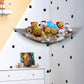 Simple Houseware 2 Pk - Stuffed Animals Jumbo Toy Storage Hammock, Grey